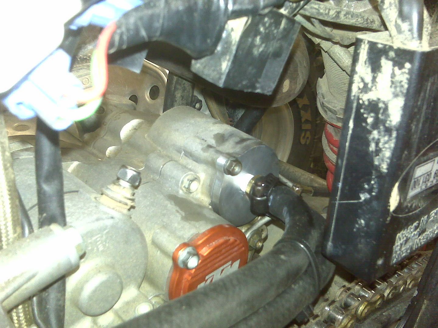 Oil cooler for KTM RFS motor.In Stock and ready for shipping Polaris